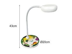 Niermann Kinder Schreibtischlampe DINO Mit Flexarm Zum Lesen, Höhe 43cm -Bestes Beleuchtungs Geschäft kinder schreibtischlampe dino mit flexarm zum lese 3