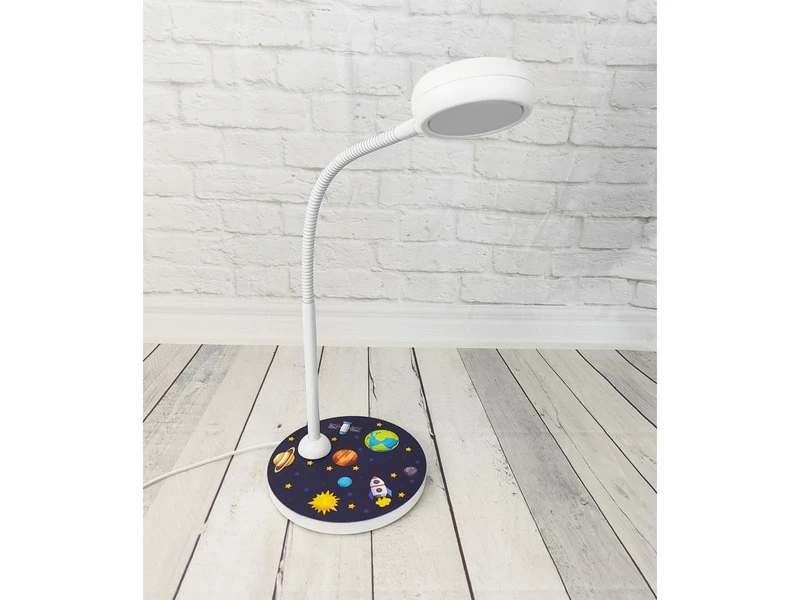 Niermann Kinder Schreibtischlampe WELTALL Mit Flexarm Zum Lesen, Höhe 43cm 6 Niermann Kinder Schreibtischlampe WELTALL Mit Flexarm Zum Lesen, Höhe 43cm – Bild 4