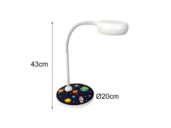 Niermann Kinder Schreibtischlampe WELTALL Mit Flexarm Zum Lesen, Höhe 43cm 13 Niermann Kinder Schreibtischlampe WELTALL Mit Flexarm Zum Lesen, Höhe 43cm -Bestes Beleuchtungs Geschäft kinder schreibtischlampe weltall mit flexarm zum l 4