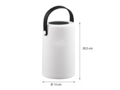 MeineWunschleuchte Kleine Akku Tischleuchte 2er SET RGB, Solar & USB Aufladbar,Höhe 20cm -Bestes Beleuchtungs Geschäft kleine akku tischleuchte 2er set rgb solar usb auf 3