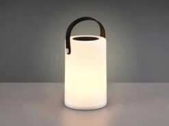 Reality Leuchten Kleine Akku Tischleuchte GARCIA RGB, Solar & USB Aufladbar,Höhe 20cm -Bestes Beleuchtungs Geschäft kleine akku tischleuchte garcia rgb solar usb aufl 2