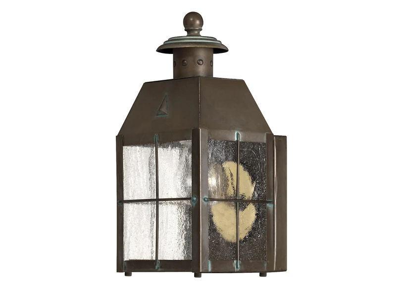 HINKLEY Kleine Außenwandleuchte NANTUCKET Im Antiken Landhausstil, Höhe 25cm 4 HINKLEY Kleine Außenwandleuchte NANTUCKET Im Antiken Landhausstil, Höhe 25cm – Bild 2