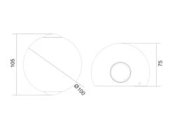 Trio Leuchten Kleine LED Außenwandleuchte AVISIO Up And Down, Kugel In Weiß Ø 10cm -Bestes Beleuchtungs Geschäft kleine led aussenwandleuchte avisio up and down ku 5