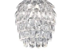 MeineWunschleuchte Kleine LED Deckenleuchte Mit Kristall Behang Aus Acryl, Ø20cm -Bestes Beleuchtungs Geschäft kleine led deckenleuchte mit kristall behang aus a 2