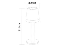 Globo Kleine LED Outdoor Solar Tischleuchte Aus Kunststoff In Schwarz, Höhe 21,5cm -Bestes Beleuchtungs Geschäft kleine led outdoor solar tischleuchte aus kunststo 4