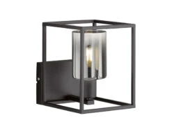 MeineWunschleuchte Kleine LED Wandleuchte 16x20cm Schwarz Mit Rauchglas 6 MeineWunschleuchte Kleine LED Wandleuchte 16x20cm Schwarz Mit Rauchglas -Bestes Beleuchtungs Geschäft kleine led wandleuchte 16x20cm schwarz mit rauchgl 1