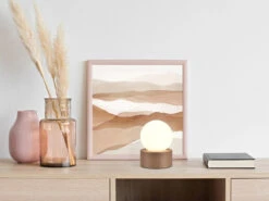 Reality Leuchten Kleine Tischleuchte COUNTESS On-off Touch Glaskugel Weiß, Coffee Ø12cm -Bestes Beleuchtungs Geschäft kleine tischleuchte countess on off touch glaskuge 4