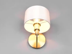 Trio Leuchten Kleine Wandleuchte CASSIO Messing Matt Mit Schalter & Stoffschirm Weiß 15 Trio Leuchten Kleine Wandleuchte CASSIO Messing Matt Mit Schalter & Stoffschirm Weiß -Bestes Beleuchtungs Geschäft kleine wandleuchte cassio messing matt mit schalte 4