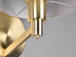 Trio Leuchten Kleine Wandleuchte CASSIO Messing Matt Mit Schalter & Stoffschirm Weiß 16 Trio Leuchten Kleine Wandleuchte CASSIO Messing Matt Mit Schalter & Stoffschirm Weiß -Bestes Beleuchtungs Geschäft kleine wandleuchte cassio messing matt mit schalte 5