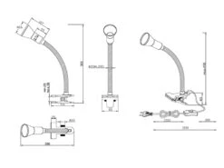 Trio Leuchten Klemmleuchte FLEXO Schwarz - Klemmspot & Schwanenhals Leselampe -Bestes Beleuchtungs Geschäft klemmleuchte flexo schwarz klemmspot schwanenhals 1 2