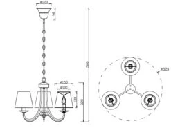 Trio Leuchten Kronleuchter CORTEZ 3 Flammig Mit Stoffschirmen In Weiß Ø 52cm 18 Trio Leuchten Kronleuchter CORTEZ 3 Flammig Mit Stoffschirmen In Weiß Ø 52cm -Bestes Beleuchtungs Geschäft kronleuchter cortez 3 flammig mit stoffschirmen in 7