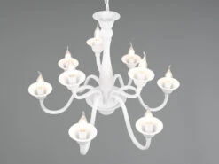 Trio Leuchten Kronleuchter ELSA Im Landhausstil, 9-flammig Stehend, Weiß 20 Trio Leuchten Kronleuchter ELSA Im Landhausstil, 9-flammig Stehend, Weiß -Bestes Beleuchtungs Geschäft kronleuchter elsa im landhausstil 9 flammig stehen 6