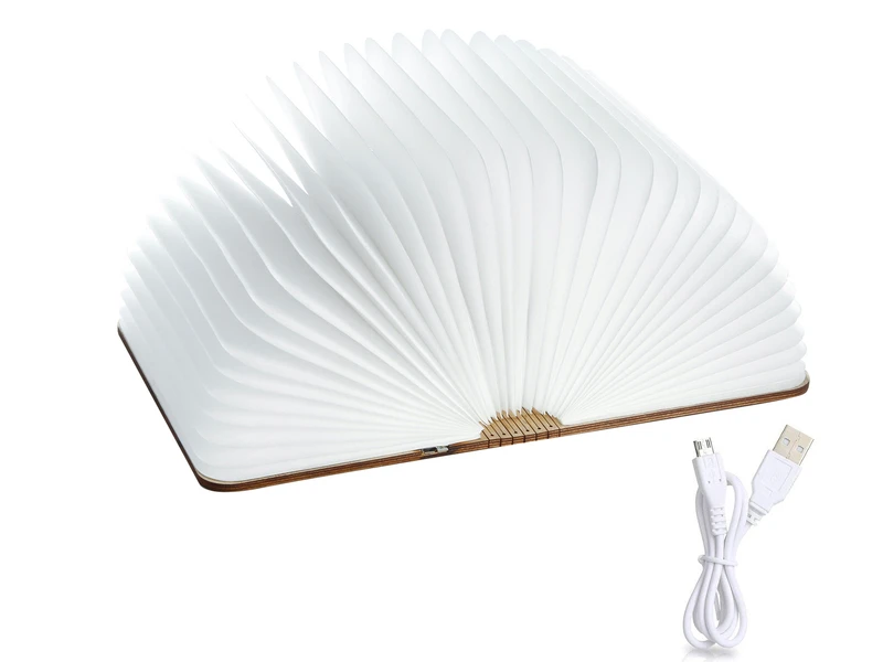 GAO LED Akku Dekoleuchte Im Buchdesign, Faltbar Per USB Aufladbar 9 GAO LED Akku Dekoleuchte Im Buchdesign, Faltbar Per USB Aufladbar – Bild 7