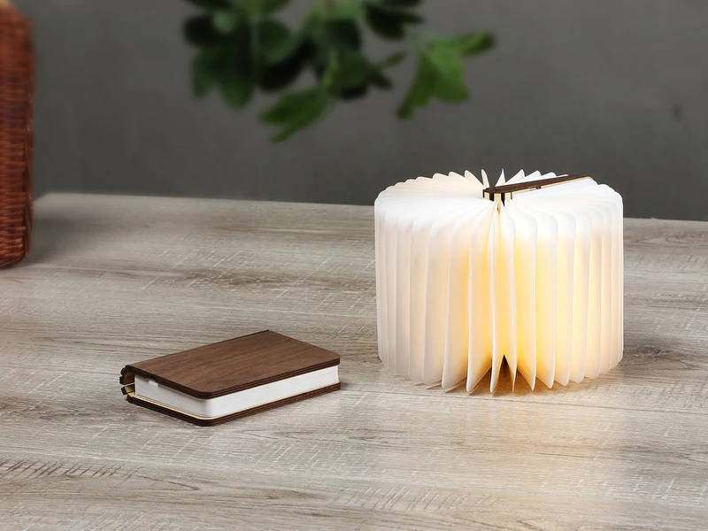 GAO LED Akku Dekoleuchte Im Buchdesign, Faltbar Per USB Aufladbar 3 GAO LED Akku Dekoleuchte Im Buchdesign, Faltbar Per USB Aufladbar