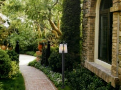 MeineWunschleuchte LED Außen Wegeleuchte In Laternenoptik, Höhe 103,5cm, Schwarz -Bestes Beleuchtungs Geschäft led aussen wegeleuchte in laternenoptik hoehe 1035 5