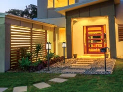 MeineWunschleuchte LED Außen Wegeleuchte In Laternenoptik, Höhe 103,5cm, Schwarz -Bestes Beleuchtungs Geschäft led aussen wegeleuchte in laternenoptik hoehe 1035 6