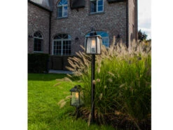 MeineWunschleuchte LED Außen Wegeleuchte In Laternenoptik, Höhe 103,5cm, Schwarz -Bestes Beleuchtungs Geschäft led aussen wegeleuchte in laternenoptik hoehe 1035 7