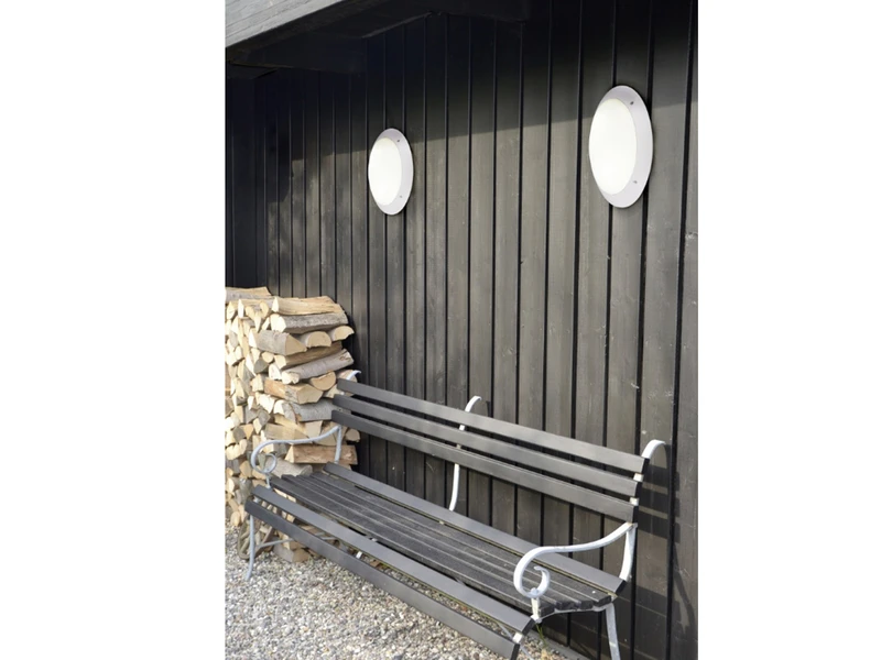 MeineWunschleuchte LED Außendeckenleuchte Wandlampe Rund In Anthrazit - 33 Cm 8 MeineWunschleuchte LED Außendeckenleuchte Wandlampe Rund In Anthrazit - 33 Cm – Bild 6