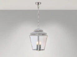 MeineWunschleuchte LED Außenhängeleuchte Im Landhausstil, Silber Ø22cm -Bestes Beleuchtungs Geschäft led aussenhaengeleuchte im landhausstil silber 22c 2