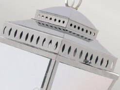 MeineWunschleuchte LED Außenhängeleuchte Im Landhausstil, Silber Ø22cm -Bestes Beleuchtungs Geschäft led aussenhaengeleuchte im landhausstil silber 22c 5