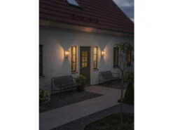 Konstsmide LED Außenwandlaterne Aus Messing Mit Klarglas, Höhe 30cm -Bestes Beleuchtungs Geschäft led aussenwandlaterne aus messing mit klarglas hoe 4