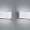 Trio Leuchten LED Außenwandleuchte 2er Set Up- & Down Light In Weiß Matt -Bestes Beleuchtungs Geschäft led aussenwandleuchte 2er set up down light in wei