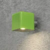 Konstsmide LED Außenwandleuchte AMALFI, Grün, 3 Watt-LED, 200 Lumen, Inkl. Trafo -Bestes Beleuchtungs Geschäft led aussenwandleuchte amalfi gruen 3 watt led 200