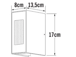 Konstsmide LED Außenwandleuchte CREMONA In Anthrazit Mit Einstellbarer LED Flamme Höhe 17cm -Bestes Beleuchtungs Geschäft led aussenwandleuchte cremona in anthrazit mit ein 3