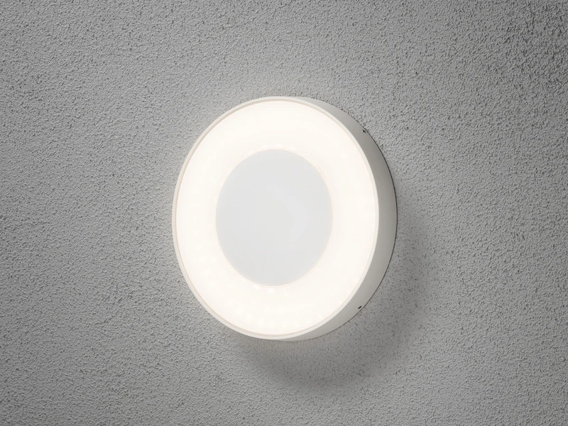 Konstsmide LED Außenwandleuchte / Deckenleuchte CARRARA Weiß Inkl. Fernbedienung, 25W 6 Konstsmide LED Außenwandleuchte / Deckenleuchte CARRARA Weiß Inkl. Fernbedienung, 25W – Bild 4
