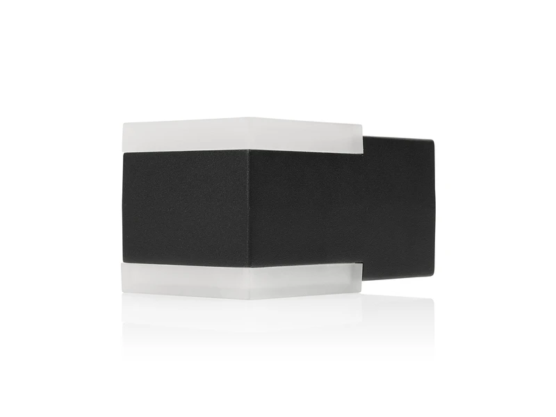 Smartwares LED Außenwandleuchte Eckig Aluminium Schwarz Up And Down Light 5 Smartwares LED Außenwandleuchte Eckig Aluminium Schwarz Up And Down Light – Bild 3