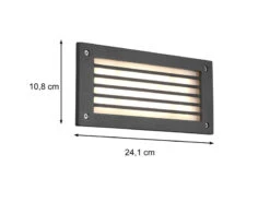 Trio Leuchten LED Außenwandleuchte Einbauleuchte HARDEY In Anthrazit, Breite 24cm -Bestes Beleuchtungs Geschäft led aussenwandleuchte einbauleuchte hardey in anth 2