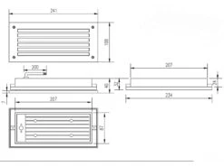 Trio Leuchten LED Außenwandleuchte Einbauleuchte HARDEY In Anthrazit, Breite 24cm -Bestes Beleuchtungs Geschäft led aussenwandleuchte einbauleuchte hardey in anth 7