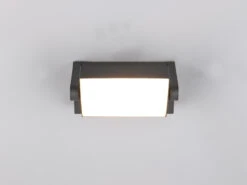 Trio Leuchten LED Außenwandleuchte KANSAS Aus Aluminium In Anthrazit, Breite 20cm -Bestes Beleuchtungs Geschäft led aussenwandleuchte kansas aus aluminium in anth 6