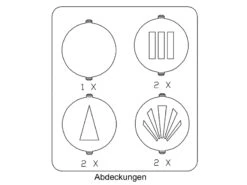 Reality Leuchten LED Außenwandleuchte ROSARIO Up And Down Light Rund In Schwarz -Bestes Beleuchtungs Geschäft led aussenwandleuchte rosario up and down light ru 4