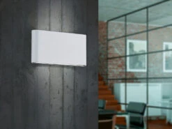 Trio Leuchten LED Außenwandleuchte THAMES Up And Down Light In Weiß 17,5cm Breit 10 Trio Leuchten LED Außenwandleuchte THAMES Up And Down Light In Weiß 17,5cm Breit -Bestes Beleuchtungs Geschäft led aussenwandleuchte thames up and down light in 1 2