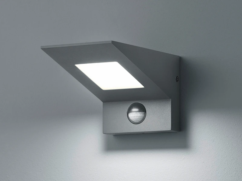 Trio Leuchten LED Außenwandleuchten 2er Set Mit Bewegungsmelder In Anthrazit 7 Trio Leuchten LED Außenwandleuchten 2er Set Mit Bewegungsmelder In Anthrazit – Bild 5