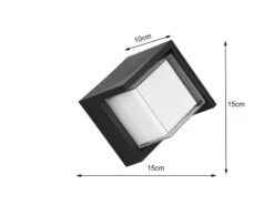 Reality Leuchten LED Außenwandleuchten 2er SET Schwarz Fassadenbeleuchtung Würfel Eckig 15x15cm 16 Reality Leuchten LED Außenwandleuchten 2er SET Schwarz Fassadenbeleuchtung Würfel Eckig 15x15cm -Bestes Beleuchtungs Geschäft led aussenwandleuchten 2er set schwarz fassadenbel 4