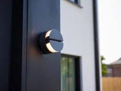 MeineWunschleuchte LED Außenwandleuchten 2er SET - Up And Down, 90° Beweglicher Kopf, ∅16cm -Bestes Beleuchtungs Geschäft led aussenwandleuchten 2er set up and down 90 bewe 4