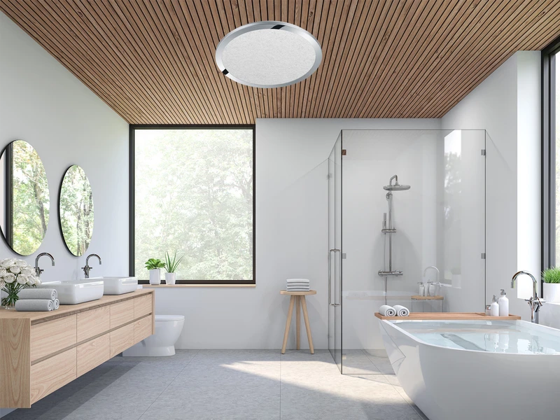 Trio Leuchten LED Bad Deckenleuchte CINZIA Chrom Mit Kristall Effekt & Dimmer 40x40cm 8 Trio Leuchten LED Bad Deckenleuchte CINZIA Chrom Mit Kristall Effekt & Dimmer 40x40cm – Bild 6