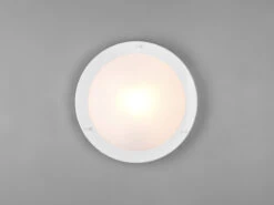 Trio Leuchten LED Bad Deckenleuchten In Weiß Mit Glas Opal Weiß Ø 31,5cm - Badlampen -Bestes Beleuchtungs Geschäft led bad deckenleuchten in weiss mit glas opal weis 6