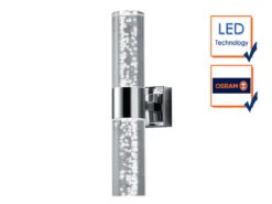 Trio Leuchten LED BAD Wandleuchte BOLSA Up-/Down Light Chrom Acryl Transparent Höhe 30cm -Bestes Beleuchtungs Geschäft led bad wandleuchte bolsa up down light chrom acry 2