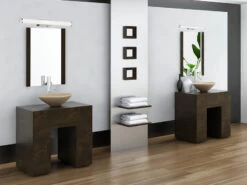 Trio Leuchten LED Bad Wandleuchte MATTIMO Mit Schalter Chrom 80cm - Spiegelleuchte -Bestes Beleuchtungs Geschäft led bad wandleuchte mattimo mit schalter chrom 80c 5