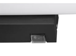 Trio Leuchten LED Bad Wandleuchte MATTIMO Mit Schalter Schwarz 40cm - Spiegelleuchte -Bestes Beleuchtungs Geschäft led bad wandleuchte mattimo mit schalter schwarz 4 4