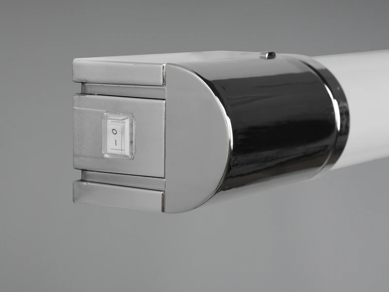 Trio Leuchten LED Bad Wandleuchte PIERA Mit Steckdose Chrom 119cm - Spiegelleuchte 8 Trio Leuchten LED Bad Wandleuchte PIERA Mit Steckdose Chrom 119cm - Spiegelleuchte – Bild 6