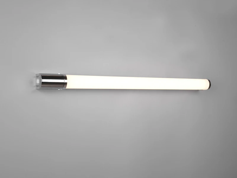 Trio Leuchten LED Bad Wandleuchte PIERA Mit Steckdose Chrom 79cm - Spiegelleuchte 5 Trio Leuchten LED Bad Wandleuchte PIERA Mit Steckdose Chrom 79cm - Spiegelleuchte – Bild 3