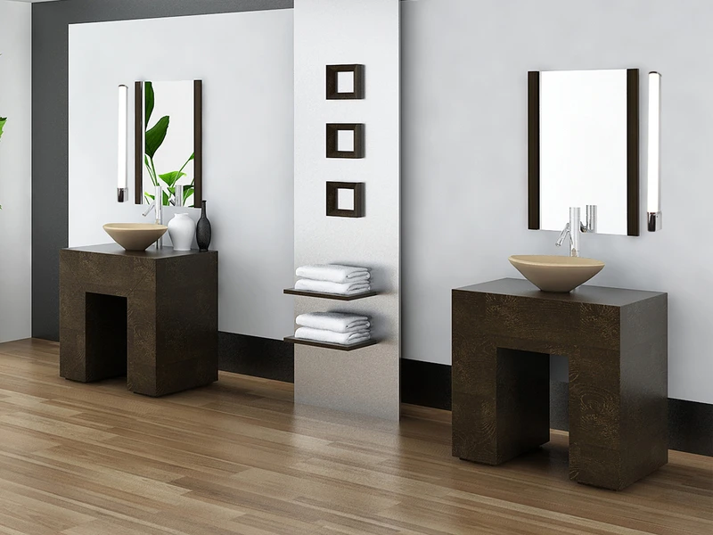 Trio Leuchten LED Bad Wandleuchte PIERA Mit Steckdose Chrom 79cm - Spiegelleuchte 8 Trio Leuchten LED Bad Wandleuchte PIERA Mit Steckdose Chrom 79cm - Spiegelleuchte – Bild 6