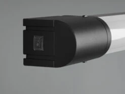 Trio Leuchten LED Bad Wandleuchte PIERA Mit Steckdose Schwarz 41,5cm -Spiegelleuchte -Bestes Beleuchtungs Geschäft led bad wandleuchte piera mit steckdose schwarz 41 6