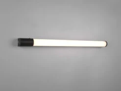 Trio Leuchten LED Bad Wandleuchte PIERA Mit Steckdose Schwarz 79cm - Spiegelleuchte -Bestes Beleuchtungs Geschäft led bad wandleuchte piera mit steckdose schwarz 79 2