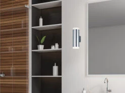 Trio Leuchten LED Badezimmer Wandleuchte 2er Set Up Down In Chrom 16,6cm - Spiegelleuchte -Bestes Beleuchtungs Geschäft led badezimmer wandleuchte 2er set up down in chro 5