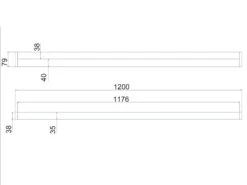 Trio Leuchten LED Badezimmer Wandleuchte FABIO In Chrom 120cm - Spiegelleuchte -Bestes Beleuchtungs Geschäft led badezimmer wandleuchte fabio in chrom 120cm sp 7